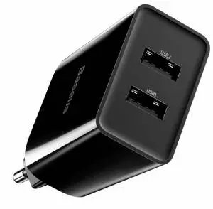 Ładowarka sieciowa Baseus Speed Mini 10.5W z kablem USB Lightning 2.4A 1m czarna