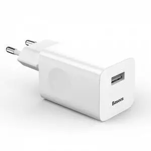 Ładowarka sieciowa Baseus Charging Quick Charger USB 3.0 - biała