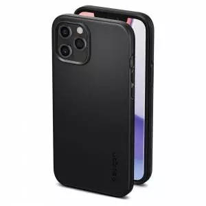 Etui Spigen Thin Fit do iPhone 12/12 Pro czarny