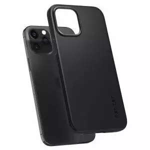 Etui Spigen Thin Fit do iPhone 12/12 Pro czarny