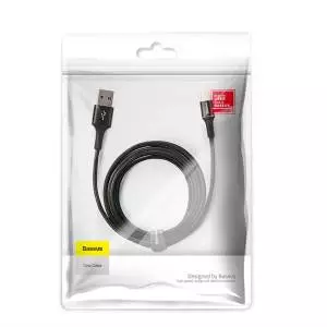 Kabel Baseus Halo USB-C z podświetleniem LED 3m 2A czarny