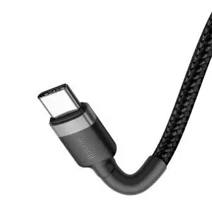 Kabel USB-C PD Baseus Cafule PD 2.0, QC 3.0, 60W, 2m (czarno-szary)