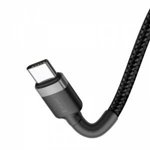 Kabel USB-C PD Baseus Cafule PD 2.0 QC 3.0 60W 1m (czarno-szary)