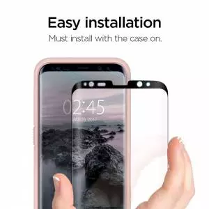 Szkło hartowane Spigen Glas.tr Case Friendly Galaxy S8 Black