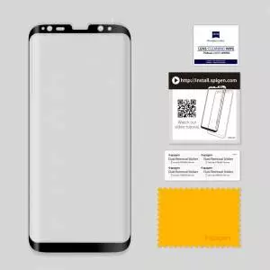 Szkło hartowane Spigen Glas.tr Case Friendly Galaxy S8 Black