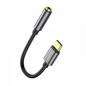 Adapter audio Baseus L54 USB-C + mini jack 3,5mm (szary)