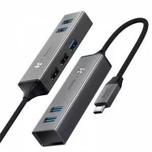 Adapter HUB Baseus USB-C na 3x USB 3.0 + 2x USB 2.0