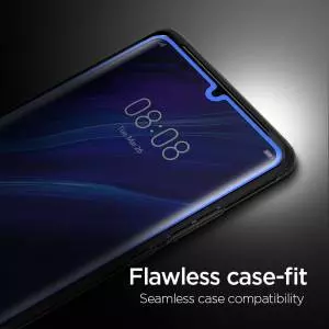 Szkło Hartowane Spigen Glas.tr Slim do Huawei P30 Pro Black