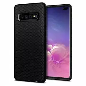 Etui Spigen Liquid Air do Galaxy S10+ Plus Matte Black