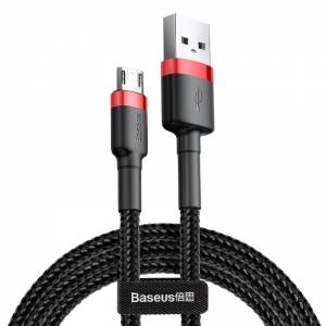 Kabel Micro USB Baseus Cafule 2A 3m (czarno-czerwony)