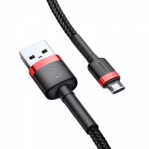 Kabel Micro USB Baseus Cafule 2A 3m (czarno-czerwony)