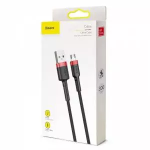 Kabel Micro USB Baseus Cafule 2A 3m (czarno-czerwony)