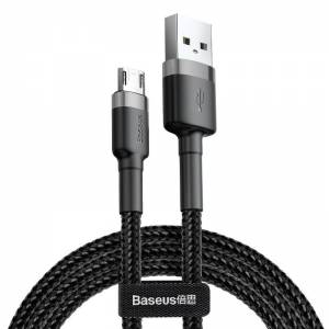 Kabel Micro USB Baseus Cafule 2A 3m (czarno-szary)