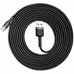 Kabel Micro USB Baseus Cafule 2A 3m (czarno-szary)