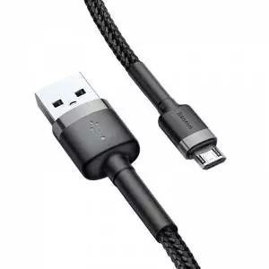 Kabel Micro USB Baseus Cafule 2A 3m (czarno-szary)