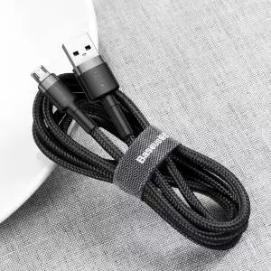 Kabel Micro USB Baseus Cafule 2A 3m (czarno-szary)