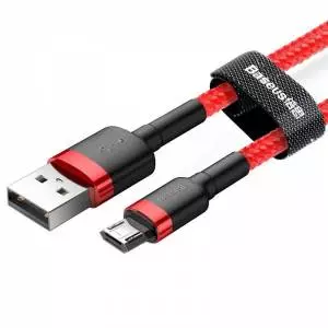 Kabel Micro USB Baseus Cafule 2A 3m (czerwony)