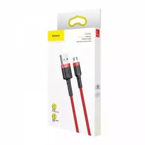 Kabel Micro USB Baseus Cafule 2.4A 1m (czerwony)