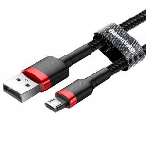 Kabel Micro USB Baseus Cafule 1.5A 2m (czerwono-czarny)