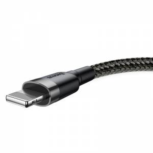 Kabel Lightning USB Baseus Cafule 2A 3m (szaro-czarny)