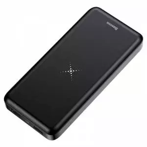 Powerbank z ładowarką indukcyjną Qi Baseus M36 10000mAh (czarny)