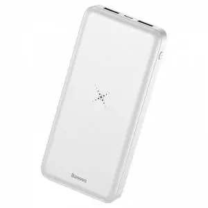 Powerbank z ładowarką indukcyjną Qi Baseus M36 10000mAh (biały)