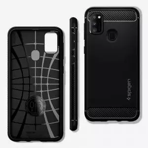 Etui Spigen Rugged Armor do Galaxy M21 Matte Black