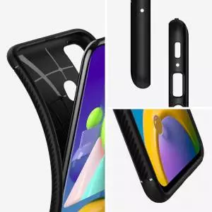 Etui Spigen Rugged Armor do Galaxy M21 Matte Black