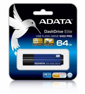 Pendrive Adata DashDrive Elite S102 Pro 64GB USB 3.2 niebieski