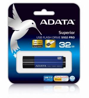 Pendrive Adata DashDrive Elite S102 Pro 32GB USB 3.2 niebieski