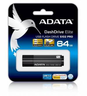 Pendrive Adata DashDrive Elite S102 Pro 64GB USB 3.2 szary