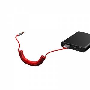 Adapter audio Baseus - Bluetooth 5.0, USB, AUX czerwony