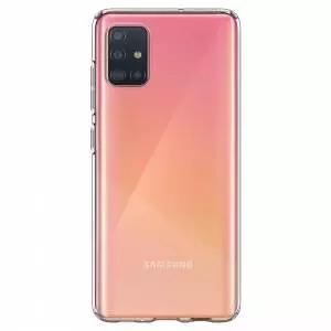 Etui Spigen Liquid Crystal do Galaxy A71 Crystal Clear