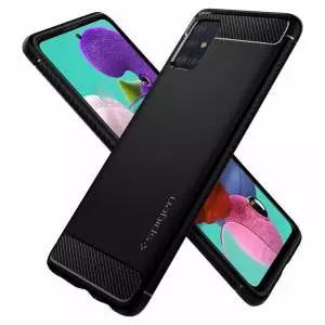 Etui Spigen Rugged Armor do Galaxy A51 Matte Black