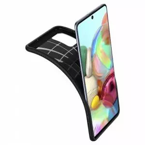 Etui Spigen Liquid Crystal do Galaxy A51 Matte Black