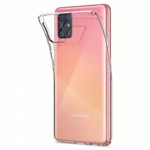 Etui Spigen Liquid Crystal do Galaxy A51 Crystal Clear