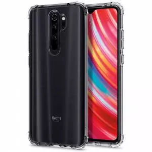 Etui Spigen Crystal Shell do Xiaomi Redmi Note 8 Pro Crystal Clear