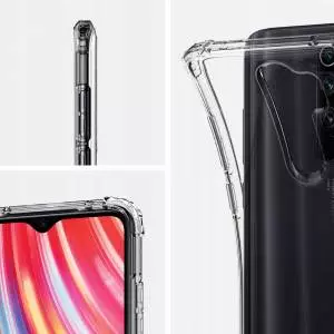 Etui Spigen Crystal Shell do Xiaomi Redmi Note 8 Pro Crystal Clear