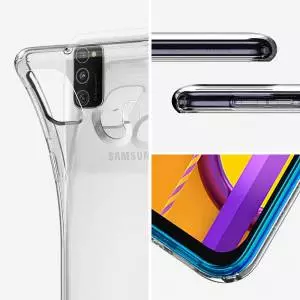 Etui Spigen Liquid Crystal do Galaxy M21 Crystal Clear