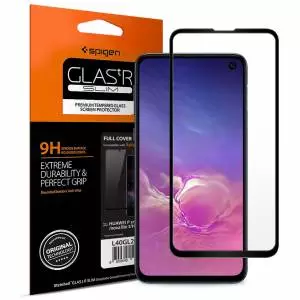 Szkło hartowane Spigen Glass Fc do Galaxy S10e Black