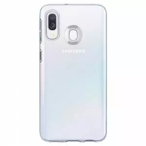 Etui Spigen Liquid Crystal do Galaxy A40 Crystal Clear