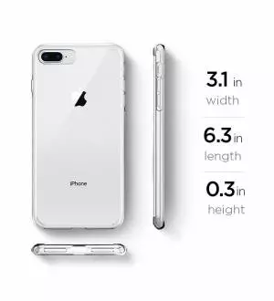 Etui Spigen Liquid Crystal do Iphone 7/8 Plus Crystal Clear