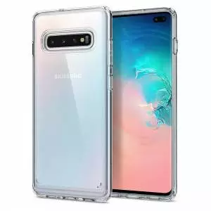 Etui Spigen Ultra Hybrid do Galaxy S10+ Plus Crystal Clear