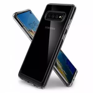 Etui Spigen Ultra Hybrid do Galaxy S10 Crystal Clear