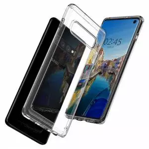 Etui Spigen Ultra Hybrid do Galaxy S10 Crystal Clear