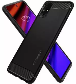 Etui Spigen Rugged Armor do Galaxy M31s Matte Black