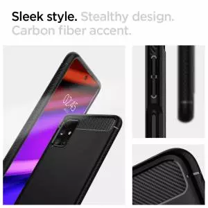Etui Spigen Rugged Armor do Galaxy M31s Matte Black