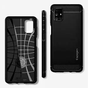 Etui Spigen Rugged Armor do Galaxy M51 Matte Black