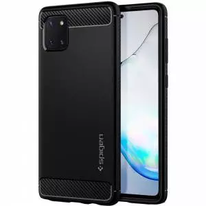 Etui Spigen Rugged Armor do Galaxy Note 10 Lite Matte Black