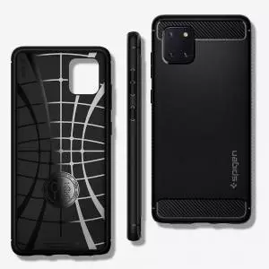 Etui Spigen Rugged Armor do Galaxy Note 10 Lite Matte Black